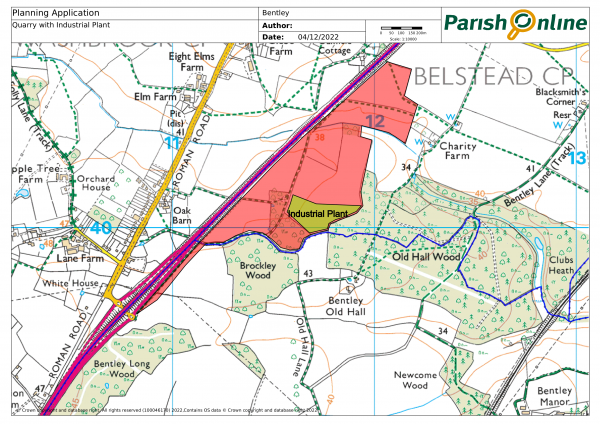Planning Application Parish Online map2